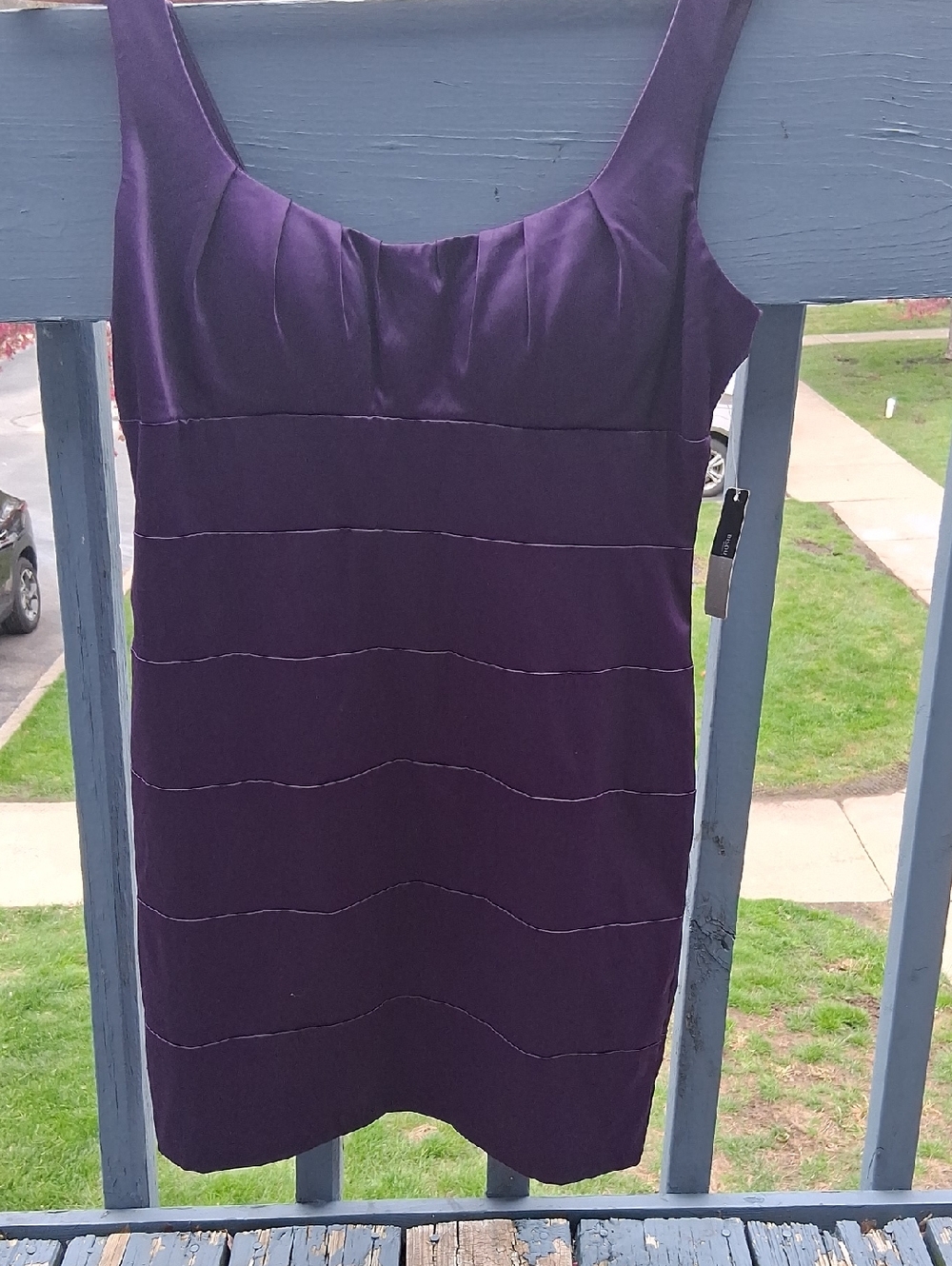 🏷Formal Deep Purple Sleeveless Dress